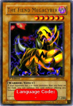 The Fiend Megacyber (V.2 - Ultra Rare) - Pharaoh's Servant (Ultra Rare) [PSV-100]