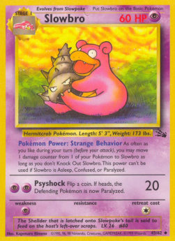 Slowbro - Fossil (Uncommon) [FO-43]