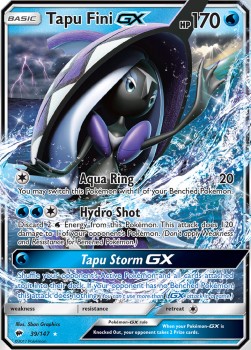Tapu Fini GX - Burning Shadows (Ultra Rare) [BUS-39]