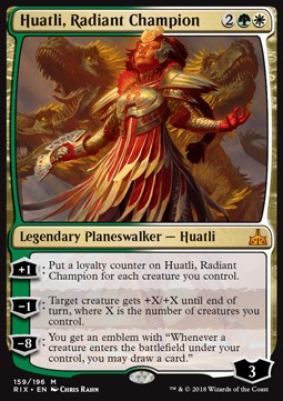 Huatli, Radiant Champion - Rivals of Ixalan (Mythic) [RIX-159]