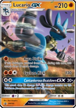 Lucario GX - SM Black Star Promos (Promo) [SM-100]