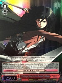 "Paving a Way for the Future" Mikasa (V.2 - Super Rare) - Attack on Titan (Super Rare) [AOT/S35-060]