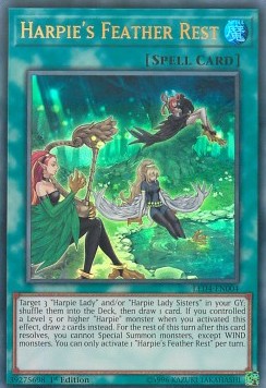 Harpie's Feather Rest - Legendary Duelists: Sisters of the Rose (Ultra Rare) [LED4-004]