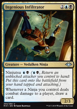 Ingenious Infiltrator - Modern Horizons (Uncommon) [MH1-204]