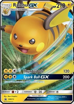 Raichu GX - SM Black Star Promos (Promo) [SM-213]