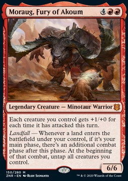 Moraug, Fury of Akoum - Zendikar Rising (Mythic) [ZNR-150]