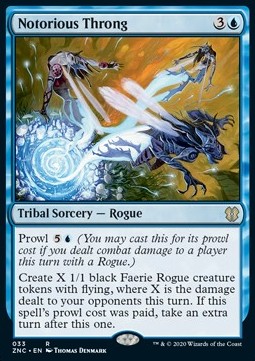 Notorious Throng - Commander: Zendikar Rising (Rare) [ZNC-33]