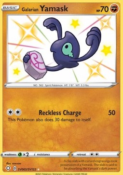 Galarian Yamask - Shining Fates (Secret Rare) [SHF-SV65]