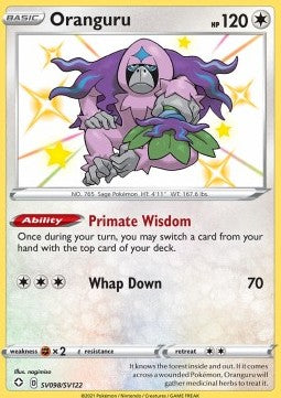 Oranguru - Shining Fates (Secret Rare) [SHF-SV98]