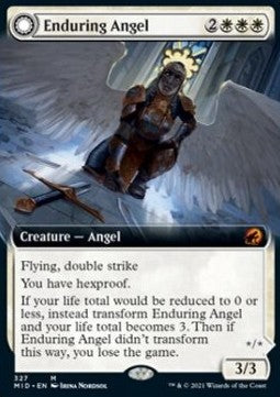 Enduring Angel // Angelic Enforcer - Innistrad: Midnight Hunt: Extras (Mythic) [XMID-327]
