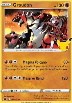 Groudon - Celebrations (Holo Rare) [CEL-017]
