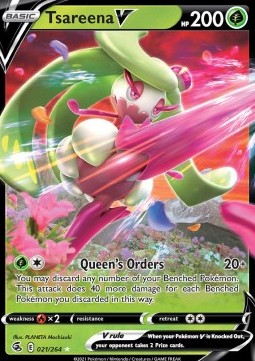 Tsareena V - Fusion Strike (Ultra Rare) [FST-021]