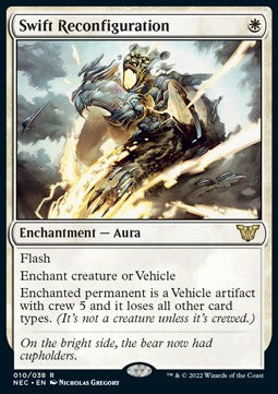 Swift Reconfiguration (V.1) - Commander: Kamigawa: Neon Dynasty (Rare) [NEC-10]