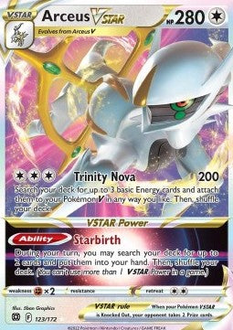 Arceus VSTAR - Brilliant Stars (Ultra Rare) [BRS-123]