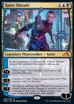 Kaito Shizuki (V.2) - Kamigawa: Neon Dynasty: Promos (Mythic) [PNEO-226]