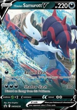 Hisuian Samurott V - SWSH Black Star Promos (Promo) [SWSH-239]
