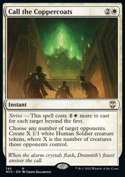 Call the Coppercoats - Commander: Streets of New Capenna (Rare) [NCC-195]