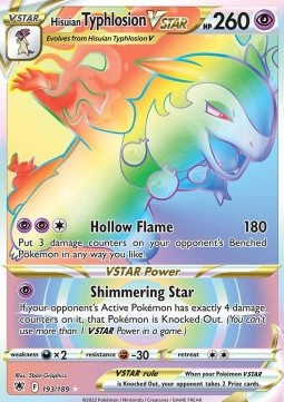 Hisuian Typhlosion VSTAR - Astral Radiance (Secret Rare) [ASR-193]