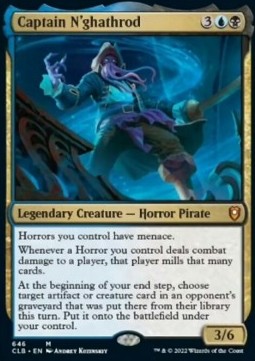 Captain N'ghathrod (V.1) - Commander Legends: Battle for Baldur's Gate: Extras (Mythic) [XCLB-646]