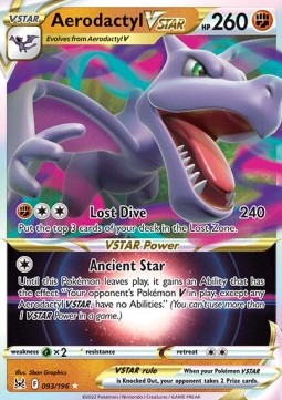 Aerodactyl VSTAR - Lost Origin (Ultra Rare) [LOR-093]