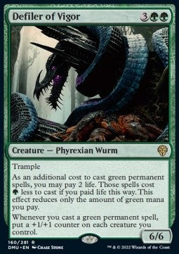 Defiler of Vigor - Dominaria United (Rare) [DMU-160]