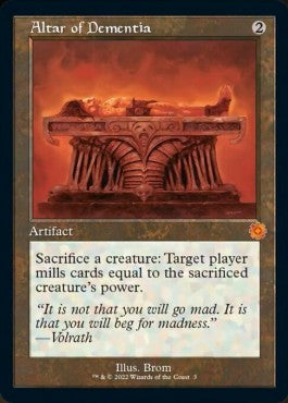 Altar of Dementia (V.1) - Retro Frame Artifacts (Mythic) [BRR-3]