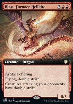 Blast-Furnace Hellkite - Commander: The Brothers' War: Extras (Rare) [XBRC-59]