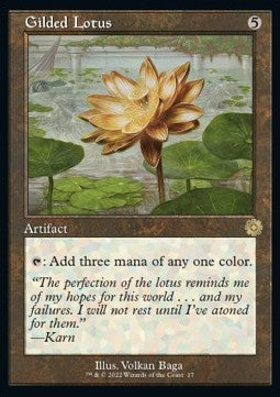 Gilded Lotus (V.1) - Retro Frame Artifacts (Rare) [BRR-17]