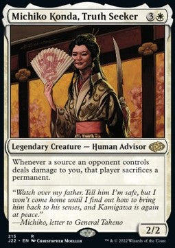 Michiko Konda, Truth Seeker - Jumpstart 2022 (Rare) [J22-215]