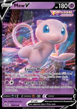 Mew V - Crown Zenith (Ultra Rare) [CRZ-060]