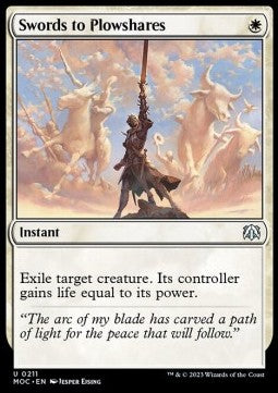 Swords to Plowshares - Commander: March of the Machine (Uncommon) [MOC-211]