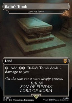 Ancient Tomb (V.1) - Commander: The Lord of the Rings: Tales of Middle-earth: Extras (Mythic) [XLTC-357]