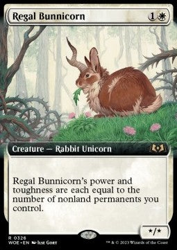 Regal Bunnicorn - Wilds of Eldraine: Extras (Rare) [XWOE-326]