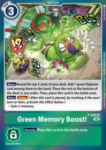 Green Memory Boost! (P-038) (V.1) - Resurgence Booster (Super Rare) [RB-01-P-038]