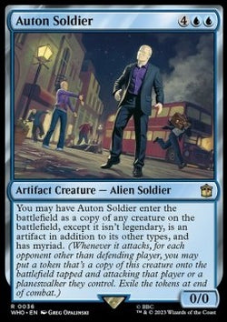 Auton Soldier - Universes Beyond: Doctor Who (Rare) [WHO-36]