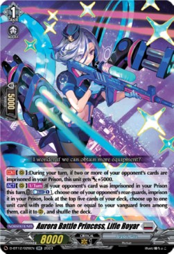 Aurora Battle Princess, Lifle Royar  (V.1 - Double Rare) - Evenfall Onslaught (Double Rare) [D-BT12-026]