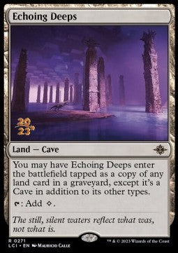 Echoing Deeps (V.1) - The Lost Caverns of Ixalan: Promos (Rare) [PLCI-271]