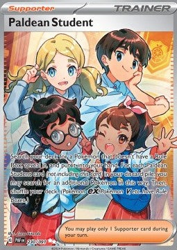 Paldean Student - Paldean Fates (Ultra Rare) [PAF-230]