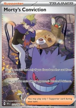 Morty's Conviction - Temporal Forces (Special Illustration Rare) [TEF-211]