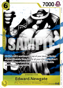 Edward.Newgate (ST13-004) (V.2) - Ultra Deck: The Three Brothers (Alternate Art) [ST-13-004]