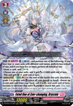 Fated One of Ever-changing, Krysrain  (V.1 - Triple Rare) - Fated Clash (Triple Rare) [DZ-BT01-016]