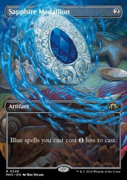 Sapphire Medallion - Modern Horizons 3: Extras (Rare) [XMH3-349]