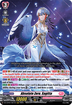 Absolute Zero, Sagitta  (V.1 - Triple Rare) - Lyrical Monasterio: Sparkling Stars! (Triple Rare) [DZ-LBT01-001]