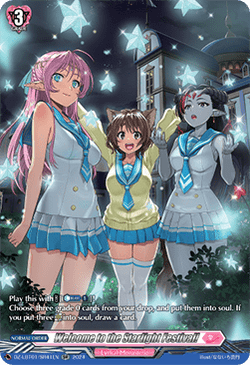 Welcome to the Starlight Festival!  (V.3 - Silver Rare) - Lyrical Monasterio: Sparkling Stars! (Silver Rare) [DZ-LBT01-SR41]