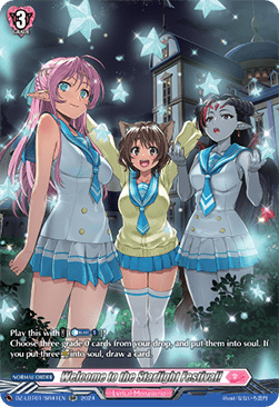 Welcome to the Starlight Festival!  (V.3 - Silver Rare) - Lyrical Monasterio: Sparkling Stars! (Silver Rare) [DZ-LBT01-SR41]
