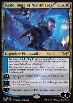 Kaito, Bane of Nightmares (V.2) - Duskmourn: House of Horror: Promos (Mythic) [PDSK-220]
