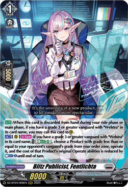 Blitz Publicist, Fentlichta  (V.1 - Triple Rare) - Destined Showdown (Triple Rare) [DZ-BT04-009]