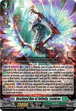 Destined One of Infinity, Levidras  (V.1 - Triple Rare) - Destined Showdown (Triple Rare) [DZ-BT04-013]