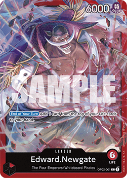 Edward.Newgate (OP02-001) - Starter Deck: Edward.Newgate (Leader) [ST-15-OP02-001]