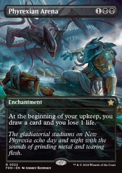Phyrexian Arena (V.1) - Magic: The Gathering Foundations: Extras (Rare) [XFDN-322]